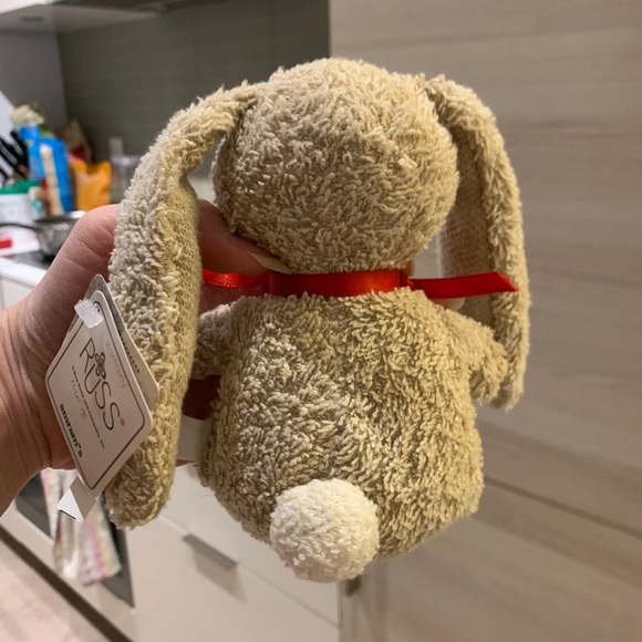 Vintage RUSS Bunny Bean Bag Terry Plush Toy - Picture 2 of 3